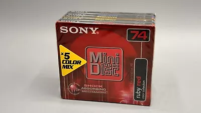 Kaufen Sony Minidisk. Color Mix. MDW 74CRB. Bunt. 5er Pack. OVP #31 • 31.50€