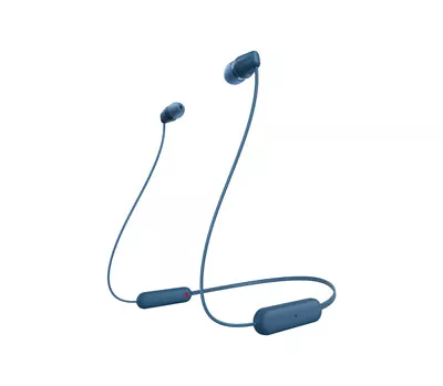 Kaufen Sony WI-C100 Headset Kabellos In-Ear Anrufe/Musik Bluetooth Blau • 61.35€