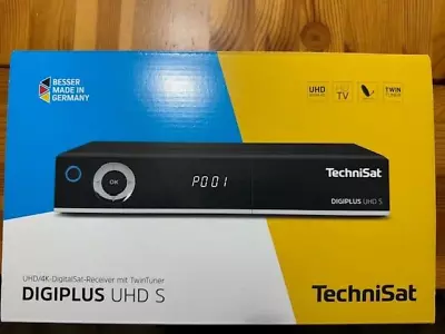 Kaufen TechniSat DIGIPLUS UHD S Sat-Receiver - Schwarz (0000/4759) Incl. 1TB Festplatte • 260€