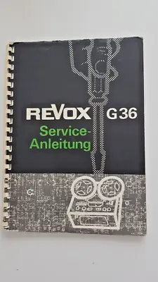 Kaufen Original REVOX G36 Serviceanleitung Mit Ersatzteilliste (D, E, F)  - BA001044 • 80€