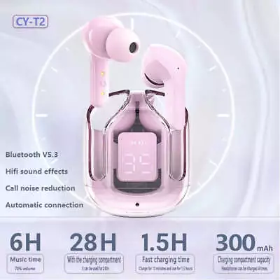 Kaufen CY-T2 Wireless Bluetooth Headset Digital Display Ohrhörer • 22.35€
