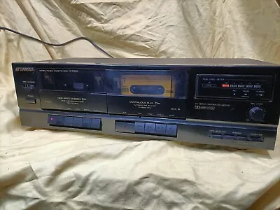 Kaufen VINTAGE SANSUI Stereo Double Cassette Tape Deck Recorder Player D-590W • 59€