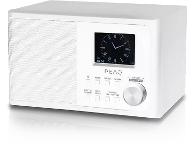 Kaufen PEAQ PDR 170BT-W DAB+ Radio, DAB+, DAB, FM, Bluetooth, Weiß • 57.99€