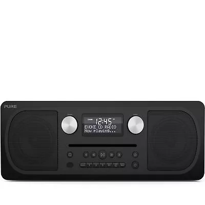 Kaufen DAB+ UKW Radio Bluetooth Digitalradio CD Musik Tuner Pure Evoke C-D6 Siena Black • 259.99€