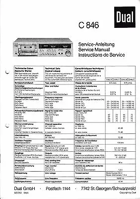 Kaufen Service Manual-Anleitung Für Dual C 846  • 9€