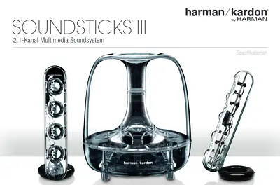 Kaufen Harman Kardon ® SoundSticks ® III 2.1-Kanal Multimedia Soundsystem • 199€