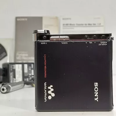Kaufen Sony MZ-RH1 MiniDisc Recorder/Player Hi MD Portable Charger Remote Etc NICE ! • 599€