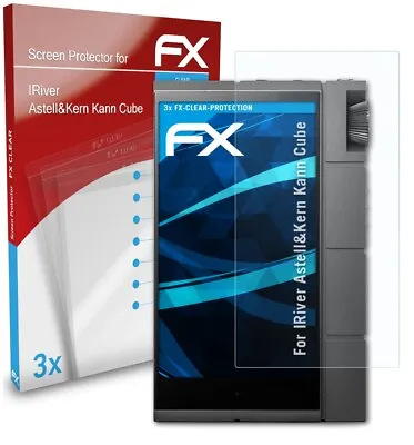 Kaufen AtFoliX 3x Displayschutzfolie Für IRiver Astell&Kern Kann Cube Schutzfolie Klar • 9.09€