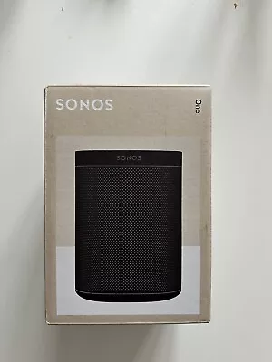 Kaufen Sonos One Generation 2 Aktiver Multimedia Lautsprecher-Schwarz Inkl.Tischständer • 210€