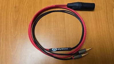 Kaufen WyWires RED Series XLR Balanced Cable For Denon / Meze / HiFiMAN Headphones • 159€