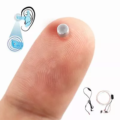 Kaufen Spion Kopfhörer Nano Mikro Unsichtbare Mini Ohr Hörer Prüfung Für Handy  • 24.99€