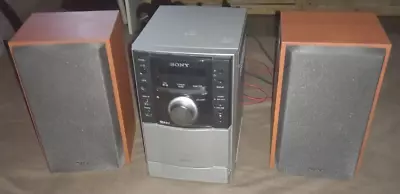Kaufen Sony HCD-EH10 Radio CD Kassetten MP3 Stereoanlage, Fernbedienung,Lautsprecher • 5€