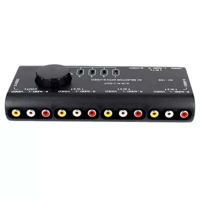 Kaufen 4-In-1 Ausgang AV Cinch Switch Box AV O Video Switcher 4 Wege Splitter, VerstäB1 • 13.08€