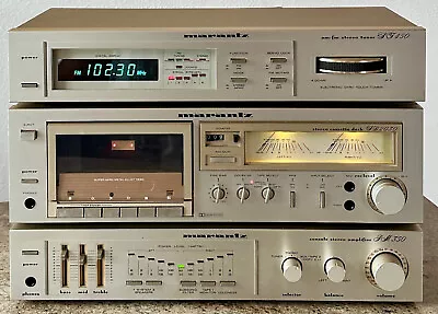 Kaufen MARANTZ Stereoanlage Amplifier PM350, Cassette Deck SD2030, FM/AM Tuner ST 450 • 399€