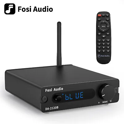 Kaufen Fosi Audio DA2120B Bluetooth Verstärker Audio Amplifier HIFI Digital DAC 100WX2 • 129.99€