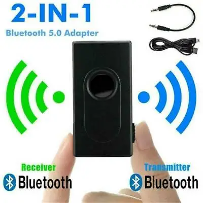 Kaufen Bluetooth 5.0 Audio Transmitter Adapter Empfänger Musik Stereo Sender Receiver!! • 5.58€