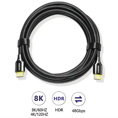 Kaufen 1,5m - 5m HDMI Kabel 4K / 8K UHD 2160p FULL HD 3D ARC HDR Dolby HDMI 2.0 / 2.1 • 7.79€
