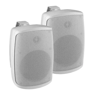 Kaufen Monacor Wall-04T Paar 100 V Weiß Lautsprecher Soundsystem Wetterfest IP65 • 146.52€