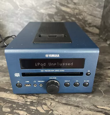 Kaufen Yamaha CD-RECEIVER CRX-040 Stereoanlage CD MP3 USB Radio I-Pod Eu Shipping 23€. • 99€
