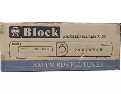 Kaufen Block R100 AM/FM Radio RDS PLL Schwarz • 355€