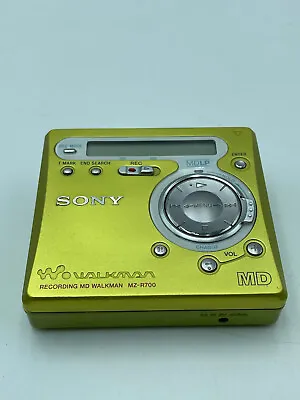 Kaufen Sony MZ-R700 Portable Player Recorder Walkman Mini Disc Grün (funktioniert) • 84.99€