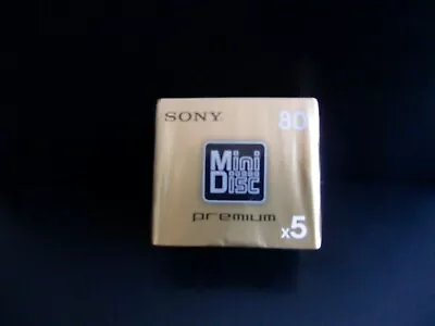 Kaufen 5 Stück Sony Mini Disc MDW-80 Premium  - NEU Versiegelt • 44.90€
