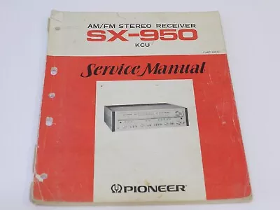 Kaufen ORIGINAL Pioneer SX-950 Service Manual • 119.90€