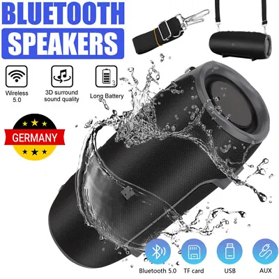 Kaufen 40W Wireless Bluetooth 5.0 Lautsprecher Stereo Subwoofer SD Musicbox Tragbarer • 20.98€
