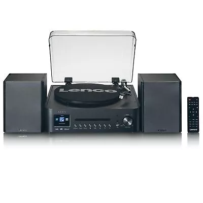 Kaufen Lenco MC-460 Audio-Plattenspieler Mit Riemenantrieb Schwarz Manuell • 397.99€