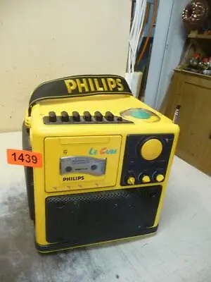 Kaufen 1439. Gebr. Philips Le Cube Radio Kassettenrekorder Geht RAR! • 99€