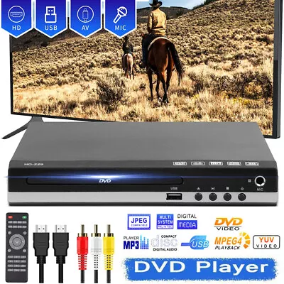 Kaufen CD DVD Spieler Player Mit HDMI USB AV Anschluss Mit Fernbedienung Für TV Player • 33.92€