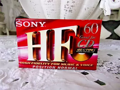 Kaufen Sony HF 60 MC Kassette Cassette MC - NEU & Verschweißt FÜR KASSETTENRECORDER • 5€
