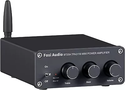Kaufen Fosi Audio BT20A Bluetooth Verstärker, Mini HiFi Stereo Amp Integrierter Empfänger  • 119.71€