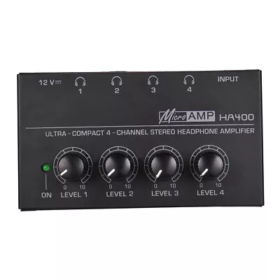 Kaufen HA400 Ultrakompakte 4-Kanal--Audio-Stereo-Kopfhörer-Verstärker C0E3 • 18.46€