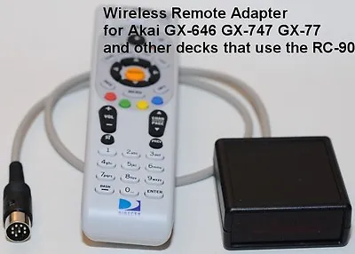 Kaufen Wireless Fernbedienung Adapter RC-90 Für Akai GX747 GX646 GX77 RC-21 • 93.30€