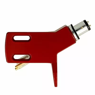 Kaufen THAKKER CHS-13 - Abgewinkeltes Aluminium Headshell - Rot | Für Gerade Tonarme • 19.90€