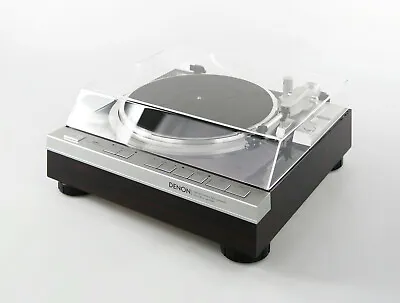 Kaufen Revidierter Plattenspieler Denon DP-47F Original Rosenholz Optik + Haube +System • 1,670€