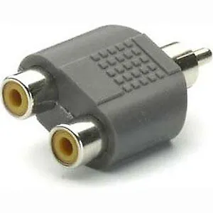Kaufen Vivanco Y-Adapter Cinch, Stecker Auf 2 Kupplungen Stecker-Buchse Audio Verteiler • 3.99€