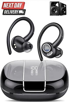 Kaufen Kabellose Bluetooth Kopfhörer Ohrhörer Laufen Sport Haken Ohr Neue Musik • 52.28€