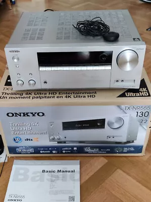 Kaufen Onkyo TX-NR555 4K Dolby Atmos Vision DTSx 7.2 AV Receiver + OVP • 275€