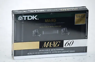 Kaufen TDK MA-XG 60 Type IV Position Metal MC Audio Cassette Tape Japan Neu/OVP/Sealed • 84.50€