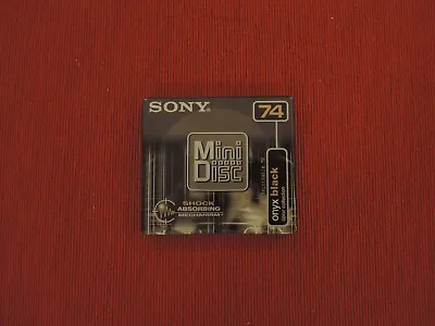 Kaufen SONY ONYX BLACK COLOR COLLECTION MD 74 Er Minidisc Minidisk • 9.99€