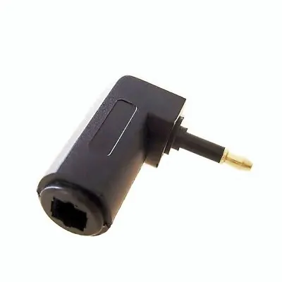 Kaufen Audio-Adapter 3,5mm Mini-Stecker Gewinkelt Toslink-Buchse Kupplung SPDIF Digital • 4.54€