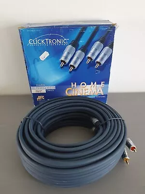 Kaufen NEU Clicktronic Audio Video HC 40 Home Cinema 2 X RCA - 2 X RCA 15m • 50€