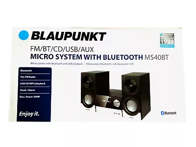 Kaufen Blaupunkt MS40BT Mini HIFI CD M3 Bluetooth Home Stereoanlage Silver • 129.90€