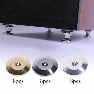Kaufen 8 Teilige Lautsprecher Spikes Pads Für Verstärker Plattenspieler Player • 12.60€