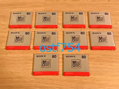 Kaufen SONY MDW80T Mini-Disc-Rohling, 80 Minuten Bespielbar, 10er-Pack,... • 65.84€
