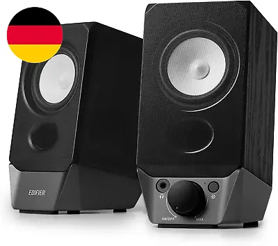 Kaufen R19BT 2.0 Pc-Lautsprechersystem Mit Holzgehäuse, Bluetooth 5.3, Voller Stereokla • 87.83€