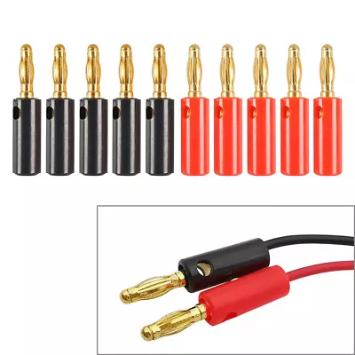 Kaufen 4 Mm Platte Audio Lautsprecher Kabel Schrauben Bananenstecker Adapter • 4.69€