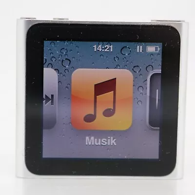 Kaufen Apple IPod Nano 6. Generation Silber (8GB) Clip-MP3 Player / Vom Händler • 64.99€